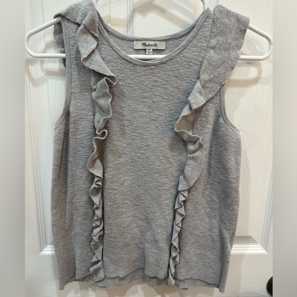 Madewell gray sweater tank, XS - Picture 1 of 4